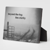 Über den Nebel hinaus ist Klarheit Fotoplatte (Seite)