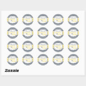 Über den Pop Chic Zickzack Baby Shower Stickers (Blatt)