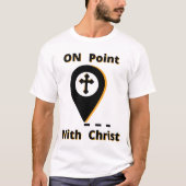 Über den Punkt mit Christus biblischer Unisex T-Shirt (Vorderseite)