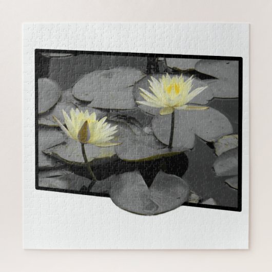 Über den Rahmen hinaus blühen Puzzle (Vertikal)