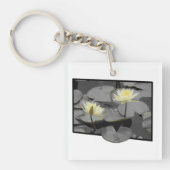 Über den Rahmen hinaus blühen Schlüsselanhänger (Vorderseite)