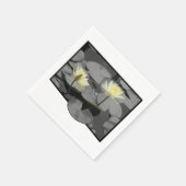 Über den Rahmen hinaus blühen Serviette (Ecke)