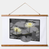 Über den Rahmen hinaus blühen Wandteppich Mit Holzrahmen (Vorne)