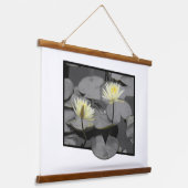 Über den Rahmen hinaus blühen Wandteppich Mit Holzrahmen (Gewinkelt)