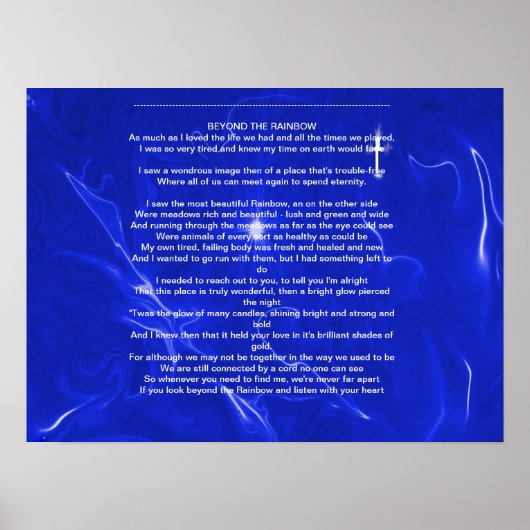 ÜBER DEN RAINBOW HINAUS POSTER (Vorne)