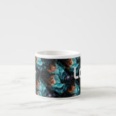 Über den Raum hinweg Espressotasse (Vorderseite)