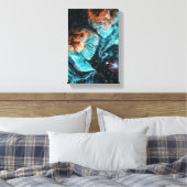 Über den Raum hinweg Leinwanddruck (Insitu (Schlafzimmer))