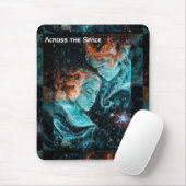 Über den Raum hinweg Mousepad (Mit Mouse)