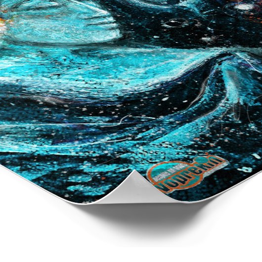 Über den Raum hinweg Poster (Ecke)