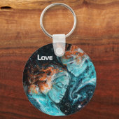 Über den Raum hinweg Schlüsselanhänger (Vorderseite)