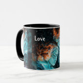 Über den Raum hinweg Tasse (Vorderseite Links)