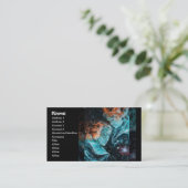 Über den Raum hinweg Visitenkarte (Stehend Vorderseite)