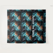 Über den Raum hinweg Wandteppich (Vorderseite (Horizontal))