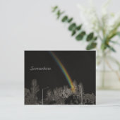 Über den Regenbogen 2 Postkarte (Stehend Vorderseite)