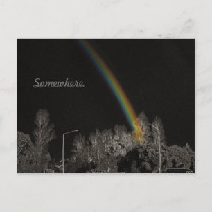 Über den Regenbogen 2 Postkarte