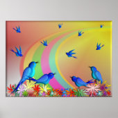 Über den Regenbogen......Poster Poster (Vorne)