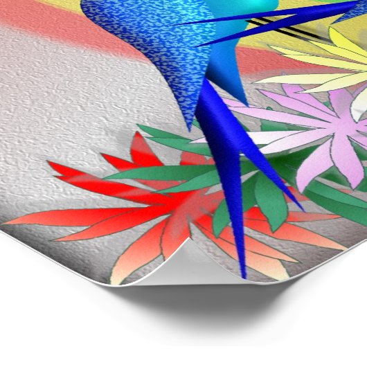 Über den Regenbogen......Poster Poster (Ecke)