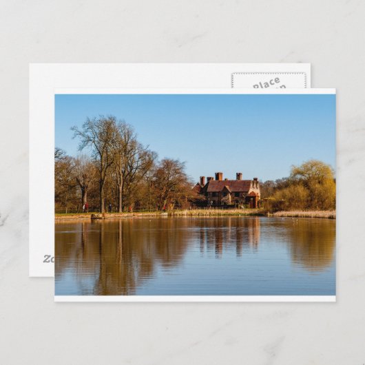 Über den See. Postkarte (Vorne/Hinten)