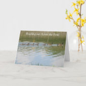 Über den Teich hinausgehen, um zu sagen, Karte (Gelbe Blume)