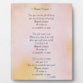 Über den Vergleich hinaus Fotoplatte (Vorderseite)