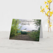 Über den Verlust eines Vaters Karte (Gelbe Blume)