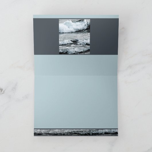 Über den Wellen Karte (Innenseite)