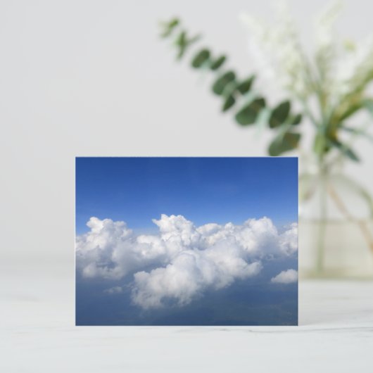 Über den Wolken 03 Postkarte (Stehend Vorderseite)
