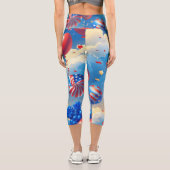 Über den Wolken Capri Leggings (Rückseite)