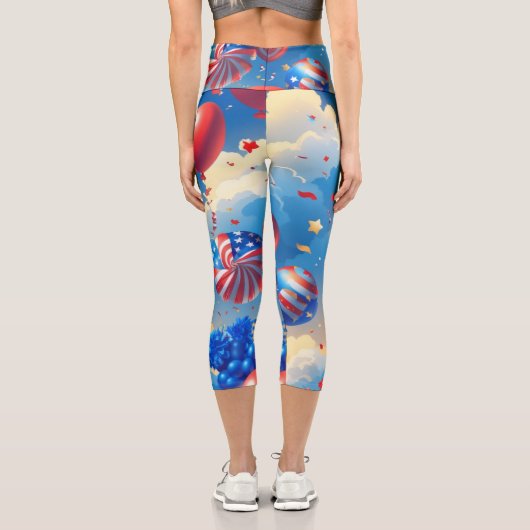 Über den Wolken Capri Leggings (Rückseite)