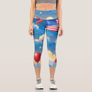 Über den Wolken Capri Leggings
