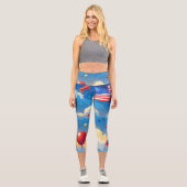 Über den Wolken Capri Leggings (Vorderseite)