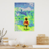 Über den Wolken - Fantasy Print Poster (Küche)