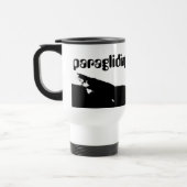 über den Wolken Gleitschirmfliegen Reisebecher (Links)