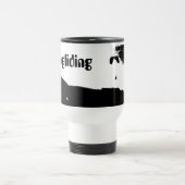 über den Wolken Gleitschirmfliegen Reisebecher (Mittel)