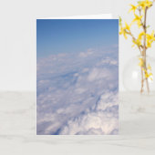 über den Wolken Karte (Gelbe Blume)