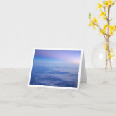 Über den Wolken Karte (Gelbe Blume)
