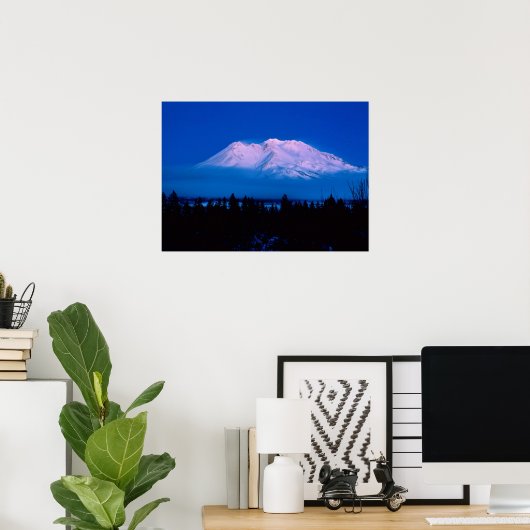 Über den Wolken Poster (Heimbüro)