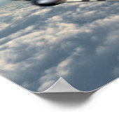Über den Wolken Poster (Ecke)