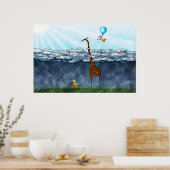 Über den Wolken Poster (Küche)