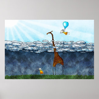 Über den Wolken Poster