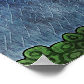 Über den Wolken Poster (Ecke)