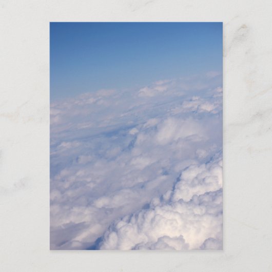 über den Wolken Postkarte (Vorderseite)