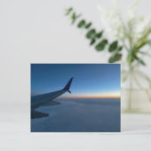 Über den Wolken Postkarte (Stehend Vorderseite)