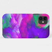 Über den Wolken rosa Lila Abstrakte Kunst Case-Mate iPhone Hülle (Rückseite (Horizontal))