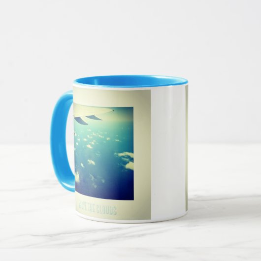 Über den Wolken Tasse (Vorderseite Links)