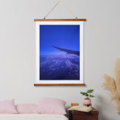 Über den Wolken Wandteppich Mit Holzrahmen (Schlafzimmer)