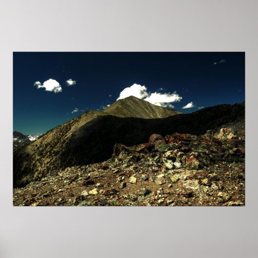 Über den Ziegen Poster (Vorne)