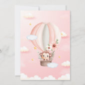 Über der Affendusche Einladung (Rückseite)