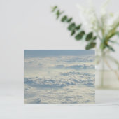 Über der benutzerdefinierten Postkarte "Wolken" (Stehend Vorderseite)