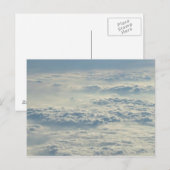 Über der benutzerdefinierten Postkarte "Wolken" (Vorne/Hinten)